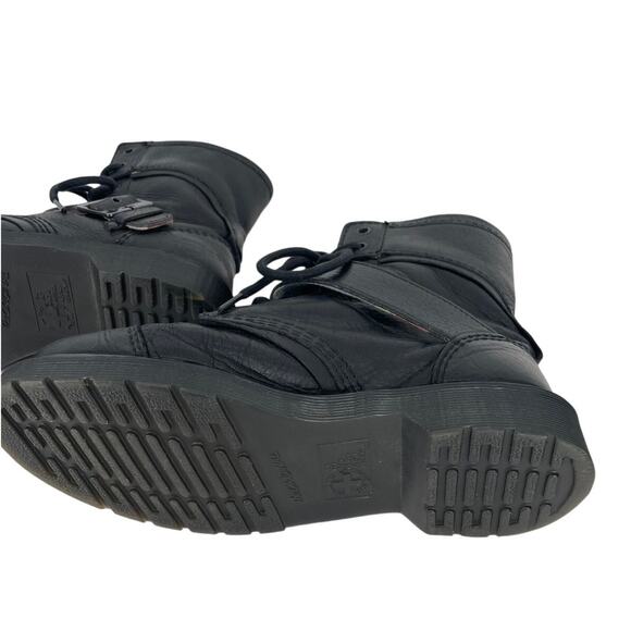 Dr. Martens Triumph Black Boots Womens 8 Mens 7 - Picture 12 of 13